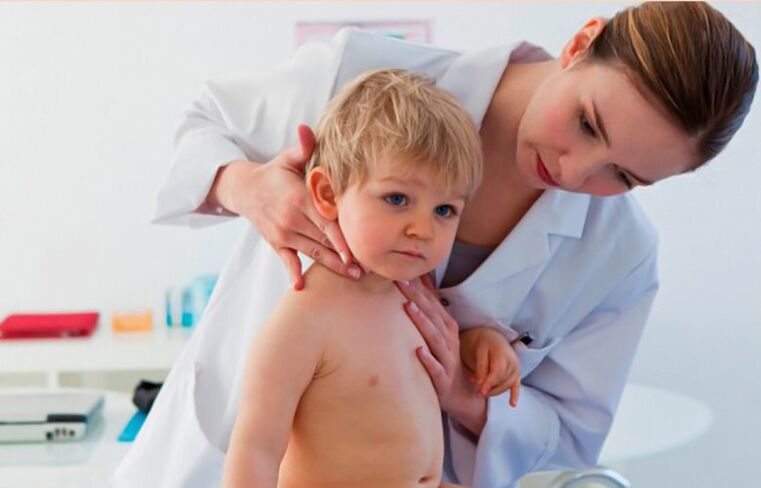 zervikale Osteochondrose bei einem Kind